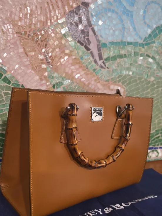 Vintage D&B Toiny East West Bamboo Handle Bag - Picture 14 of 16